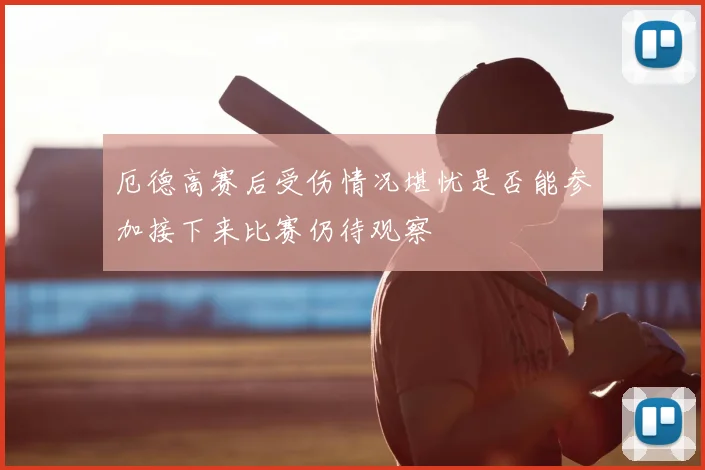 厄德高赛后受伤情况堪忧是否能参加接下来比赛仍待观察