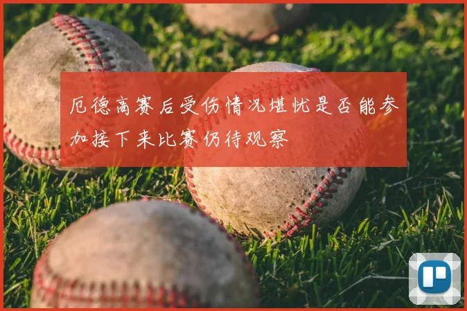 厄德高赛后受伤情况堪忧是否能参加接下来比赛仍待观察
