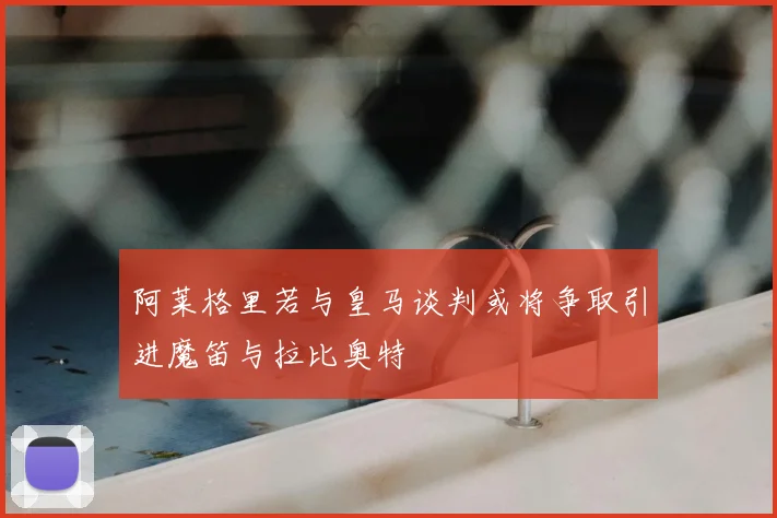 阿莱格里若与皇马谈判或将争取引进魔笛与拉比奥特