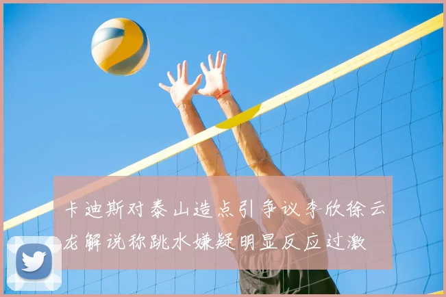 卡迪斯对泰山造点引争议李欣徐云龙解说称跳水嫌疑明显反应过激