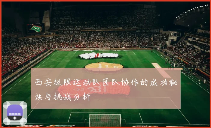 西安极限运动队团队协作的成功秘诀与挑战分析